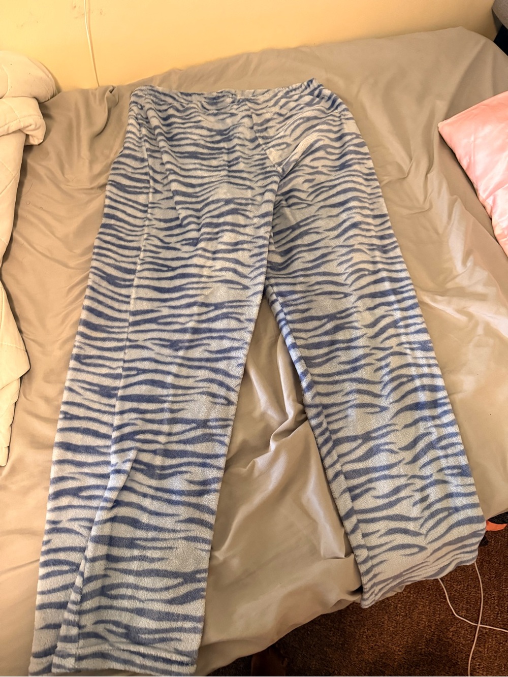 Light Blue Zebra Pajama Pants